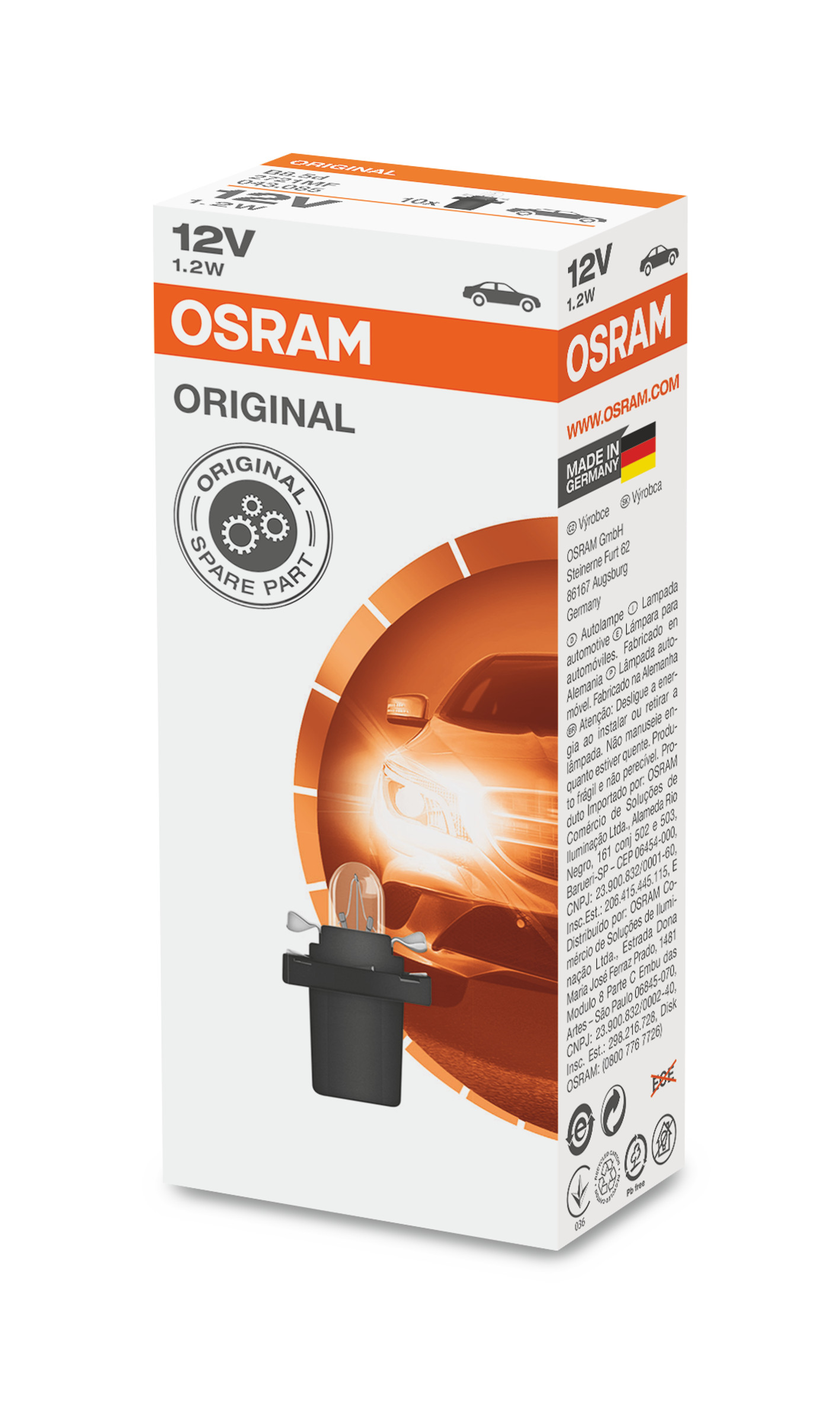 OSRAM Pære, kabinelys 2721mf