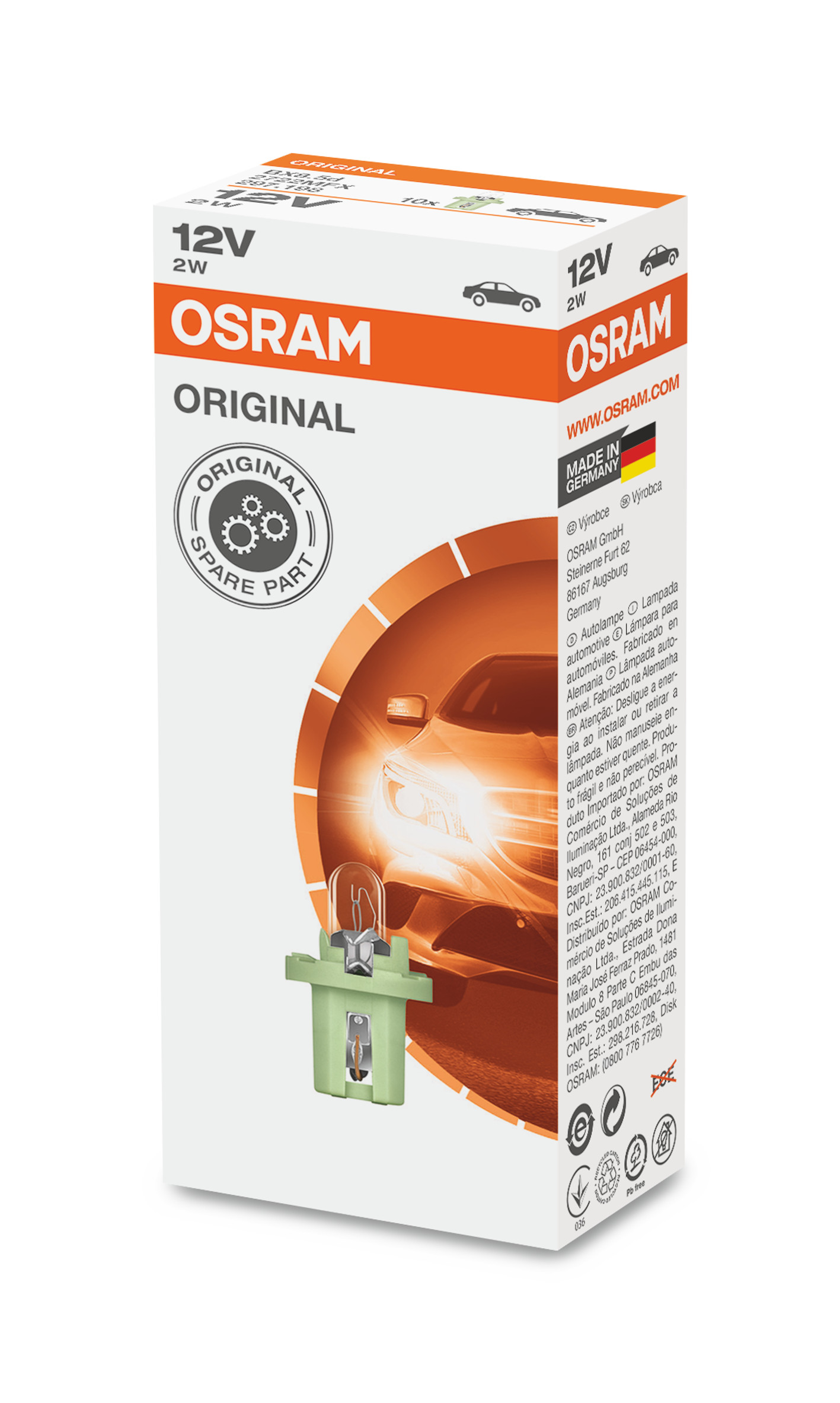OSRAM Pære, instrumentbelysning 2722mfx