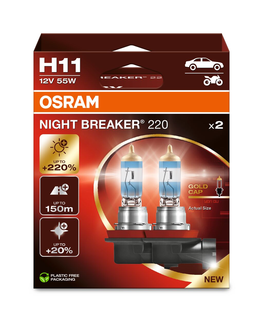 OSRAM Pære, drejeforlygte 64211nb2202hb