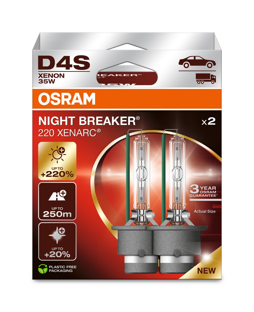 OSRAM Pære, forlys 66440XN2-2HB