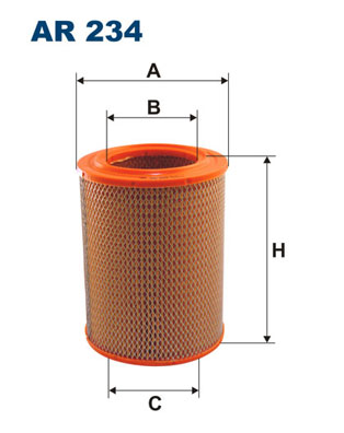 FILTRON ar234 138mm for FORD FIAT