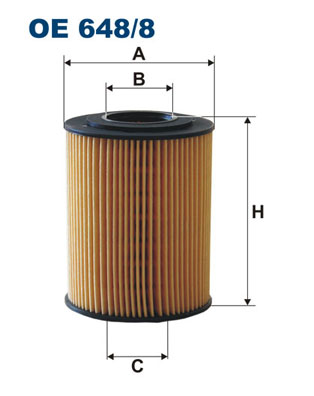 FILTRON Oliefilter oe6488 Filterindsats height_mm_209|Højde [mm]|92 outer_diameter_1_mm_978|Yderdiameter 1 [mm]|72 inner_diameter_1_mm_995|Inder diame