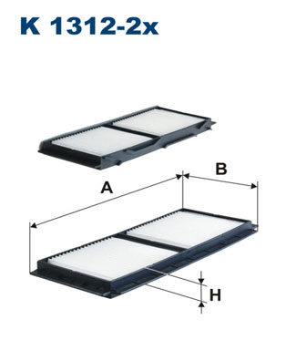 FILTRON Kabineluftfilter k13122x for MAZDA