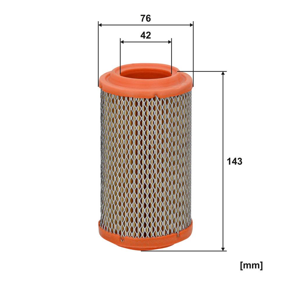 FILTRON Luftfilter ar215 Filterindsats height_mm_209|Højde [mm]|142 outer_diameter_mm_497|Yderdiameter [mm]|76 inner_diameter_1_mm_995|Inder diameter