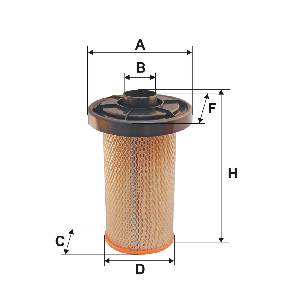 FILTRON Luftfilter ak280 Filterindsats diameter_mm_200|Diameter [mm]|190 height_mm_209|Højde [mm]|291 inner_diameter_mm_496|Indvendig diameter [mm]|55
