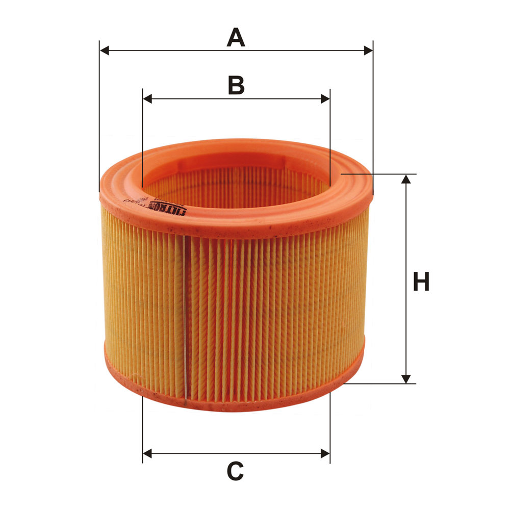 FILTRON Luftfilter ar247 Filterindsats height_mm_209|Højde [mm]|123 outer_diameter_mm_497|Yderdiameter [mm]|168 inner_diameter_1_mm_995|Inder diameter