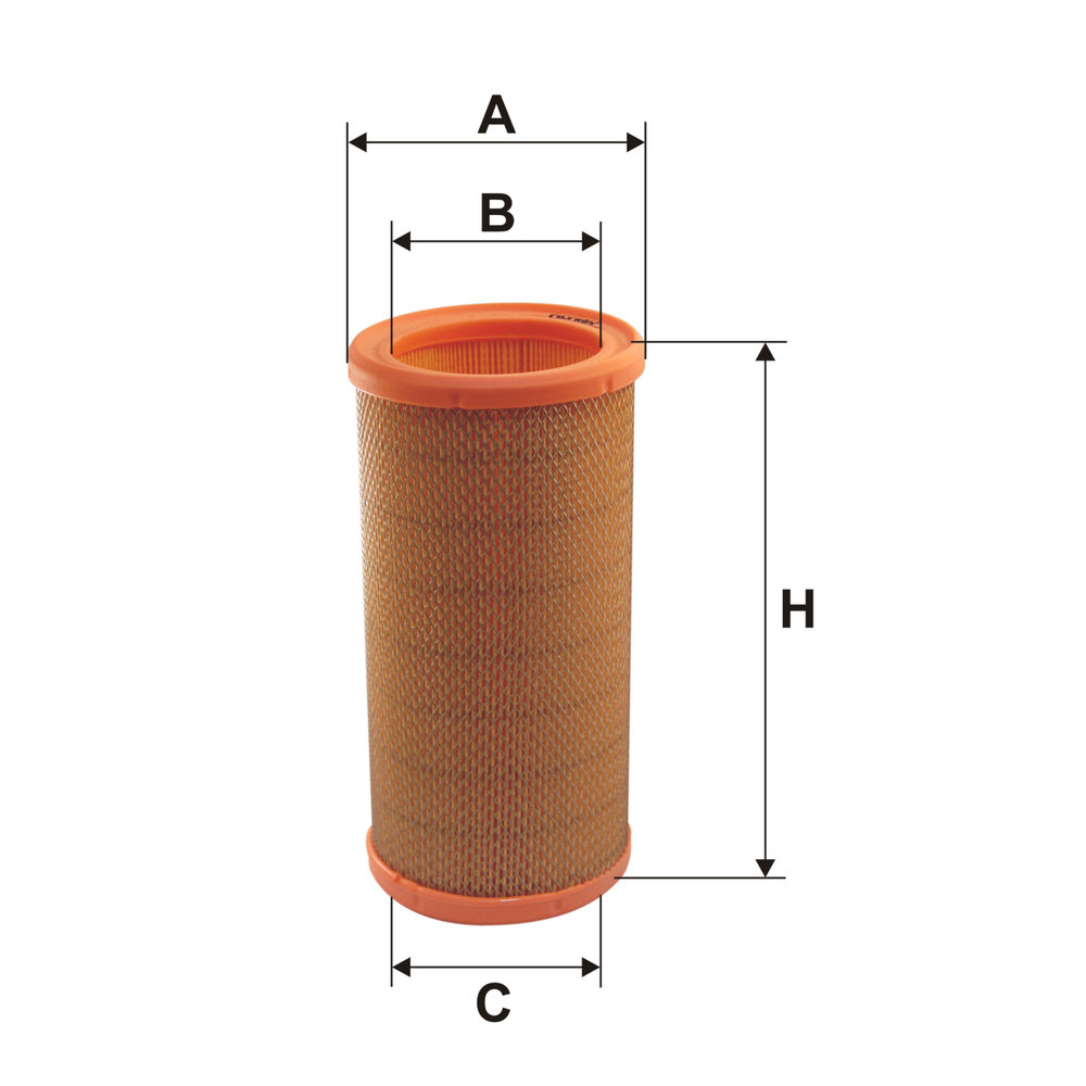 FILTRON Luftfilter ar2571 Filterindsats height_mm_209|Højde [mm]|268 outer_diameter_mm_497|Yderdiameter [mm]|131 inner_diameter_1_mm_995|Inder diamete