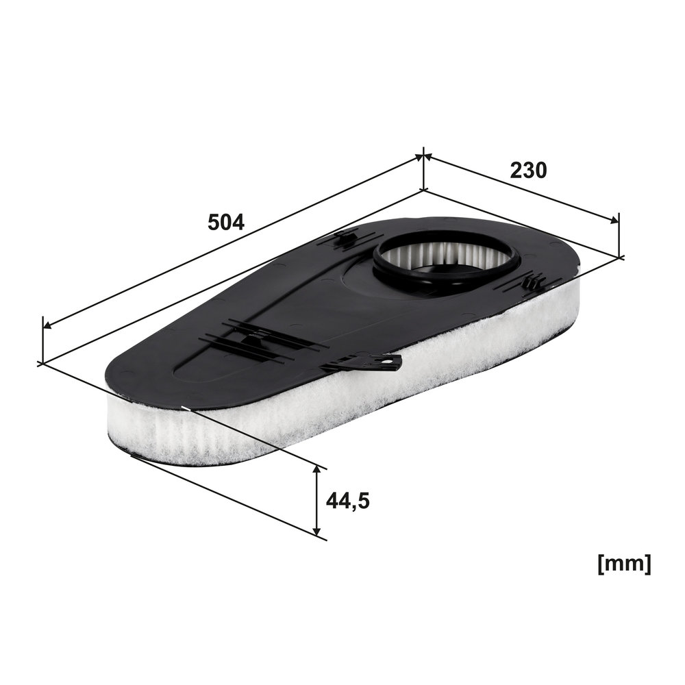 FILTRON Luftfilter ak3627 Filterindsats length_mm_203|Længde [mm]|506 width_mm_206|Bredde [mm]|231 height_mm_209|Højde [mm]|50 50mm for BMW