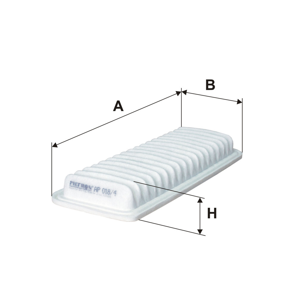 FILTRON Luftfilter ap0184 Filterindsats length_mm_203|Længde [mm]|318 width_mm_206|Bredde [mm]|130 height_mm_209|Højde [mm]|44 44mm for DAIHATSU