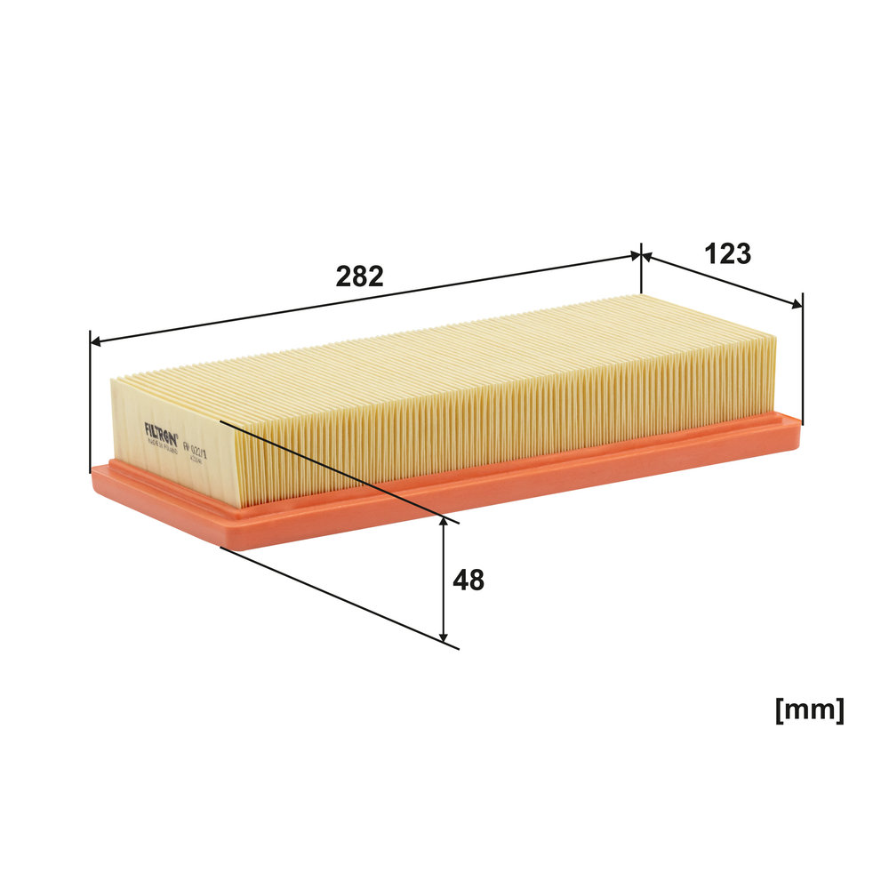 FILTRON Luftfilter ap0221 Filterindsats length_mm_203|Længde [mm]|280 width_mm_206|Bredde [mm]|122 height_mm_209|Højde [mm]|50 50mm for FIAT