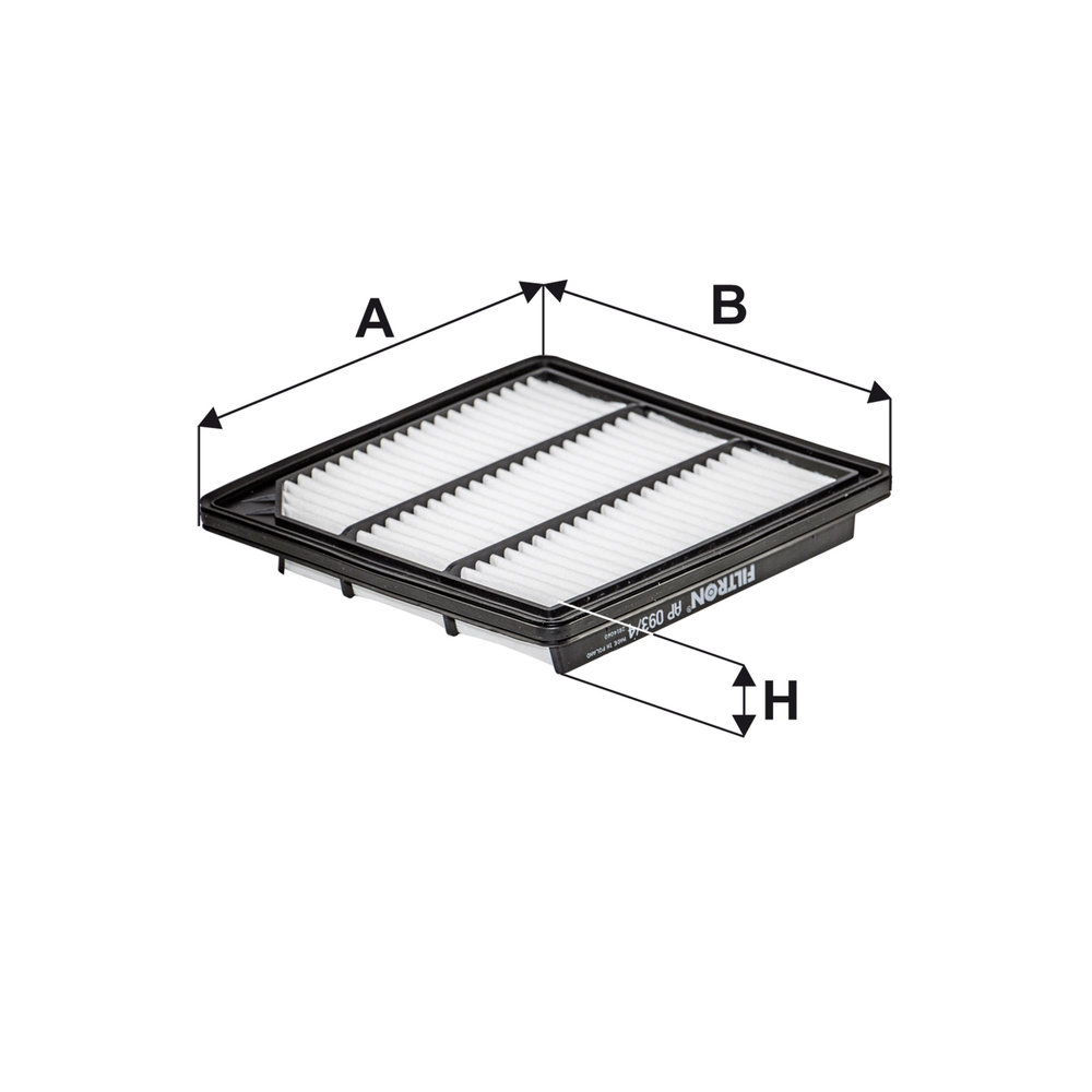 FILTRON Luftfilter ap0934 Filterindsats length_mm_203|Længde [mm]|232 width_mm_206|Bredde [mm]|227 height_mm_209|Højde [mm]|34 34mm for CHRYSLER FIAT