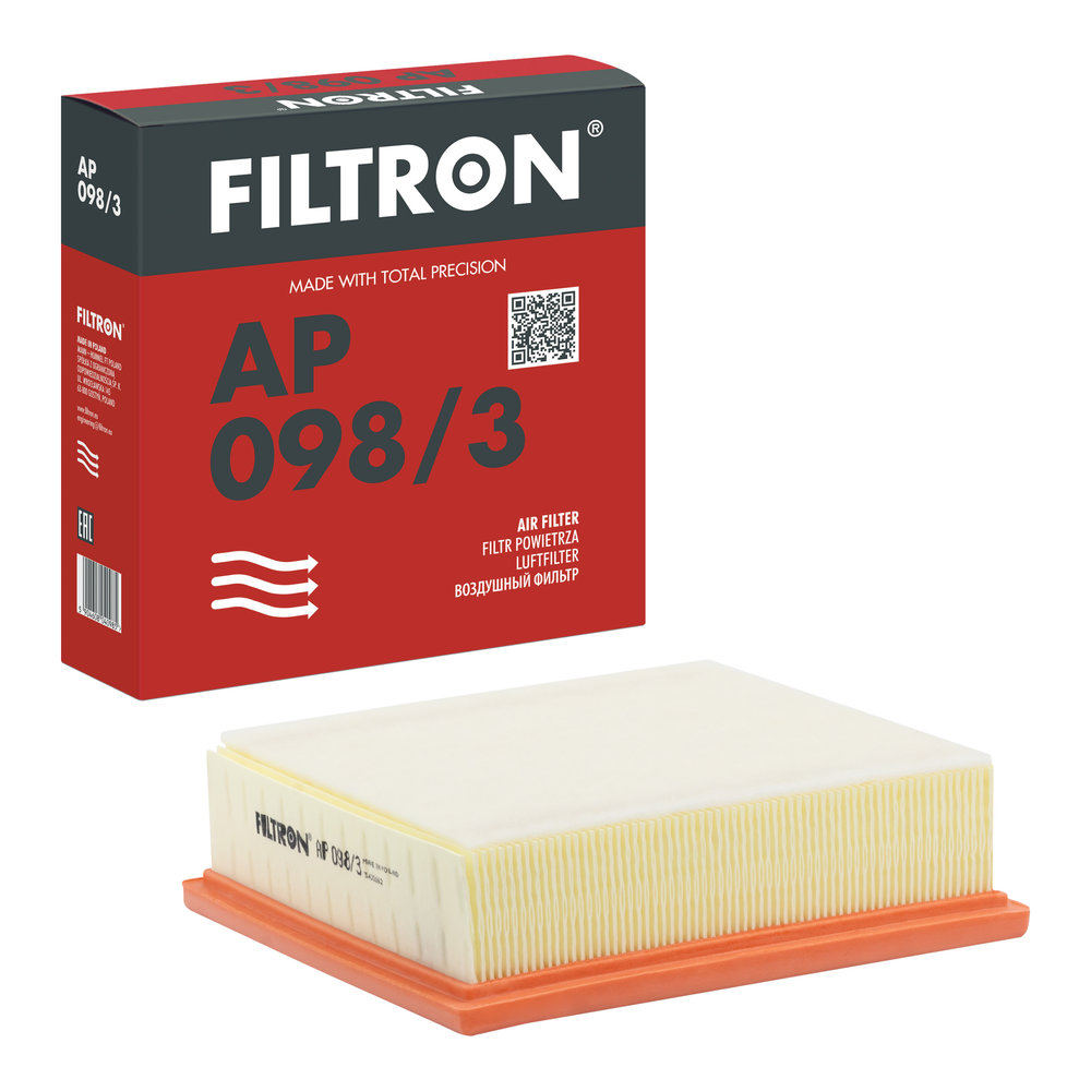 FILTRON Luftfilter ap0983 Filterindsats length_mm_203|Længde [mm]|211 width_mm_206|Bredde [mm]|200 height_mm_209|Højde [mm]|58 58mm for OPEL FIAT VAU