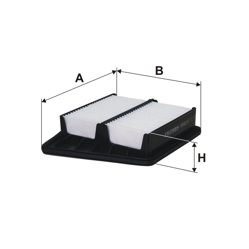 FILTRON Luftfilter ap1025 Filterindsats length_mm_203|Længde [mm]|229 width_mm_206|Bredde [mm]|210 height_mm_209|Højde [mm]|52 52mm for HONDA