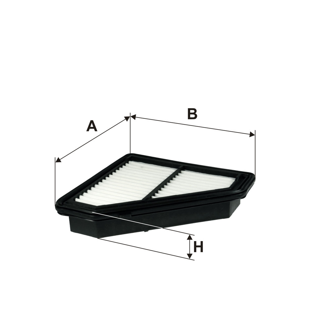 FILTRON Luftfilter ap1033 Filterindsats length_mm_203|Længde [mm]|195 width_mm_206|Bredde [mm]|185 height_mm_209|Højde [mm]|47 47mm for HONDA