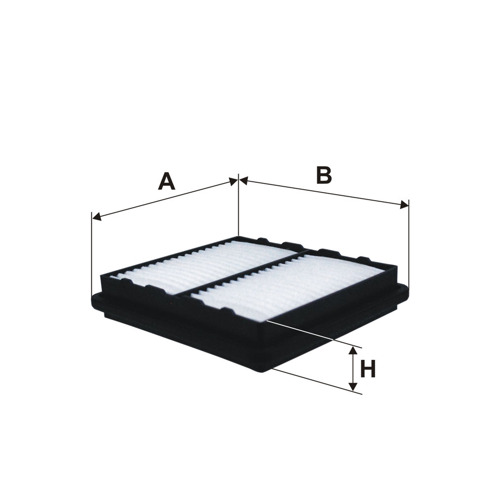 FILTRON Luftfilter ap104 Filterindsats length_mm_203|Længde [mm]|209 width_mm_206|Bredde [mm]|184 height_mm_209|Højde [mm]|42 42mm for HONDA ROVER