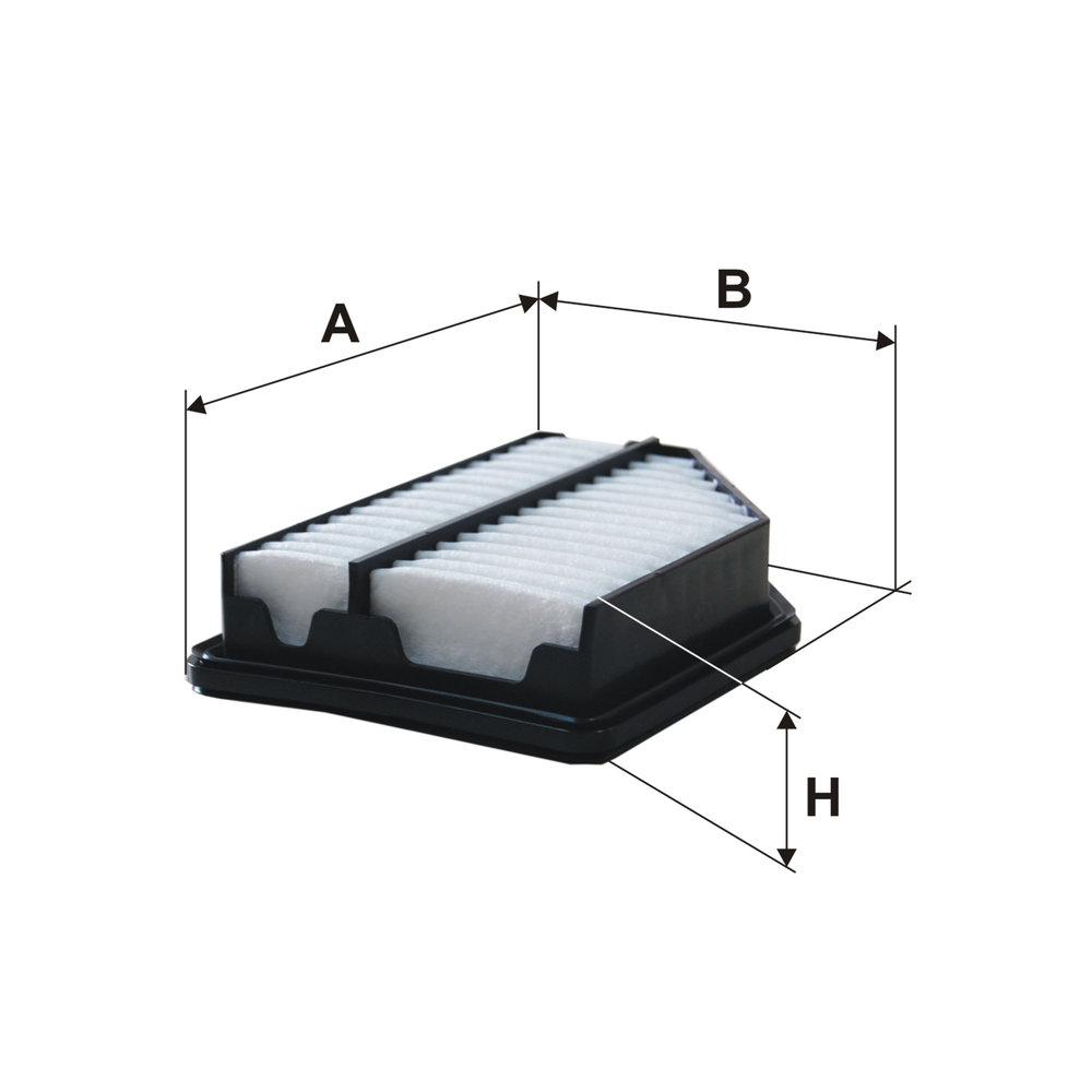 FILTRON Luftfilter ap1046 Filterindsats length_mm_203|Længde [mm]|224 width_mm_206|Bredde [mm]|197 height_mm_209|Højde [mm]|41 41mm for HONDA