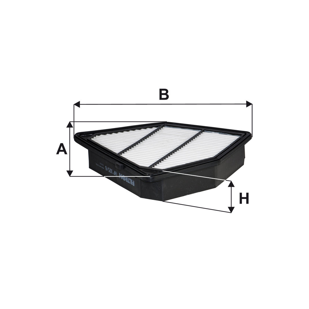 FILTRON Luftfilter ap1056 Filterindsats length_mm_203|Længde [mm]|250 width_mm_206|Bredde [mm]|222 height_mm_209|Højde [mm]|75 75mm for HONDA