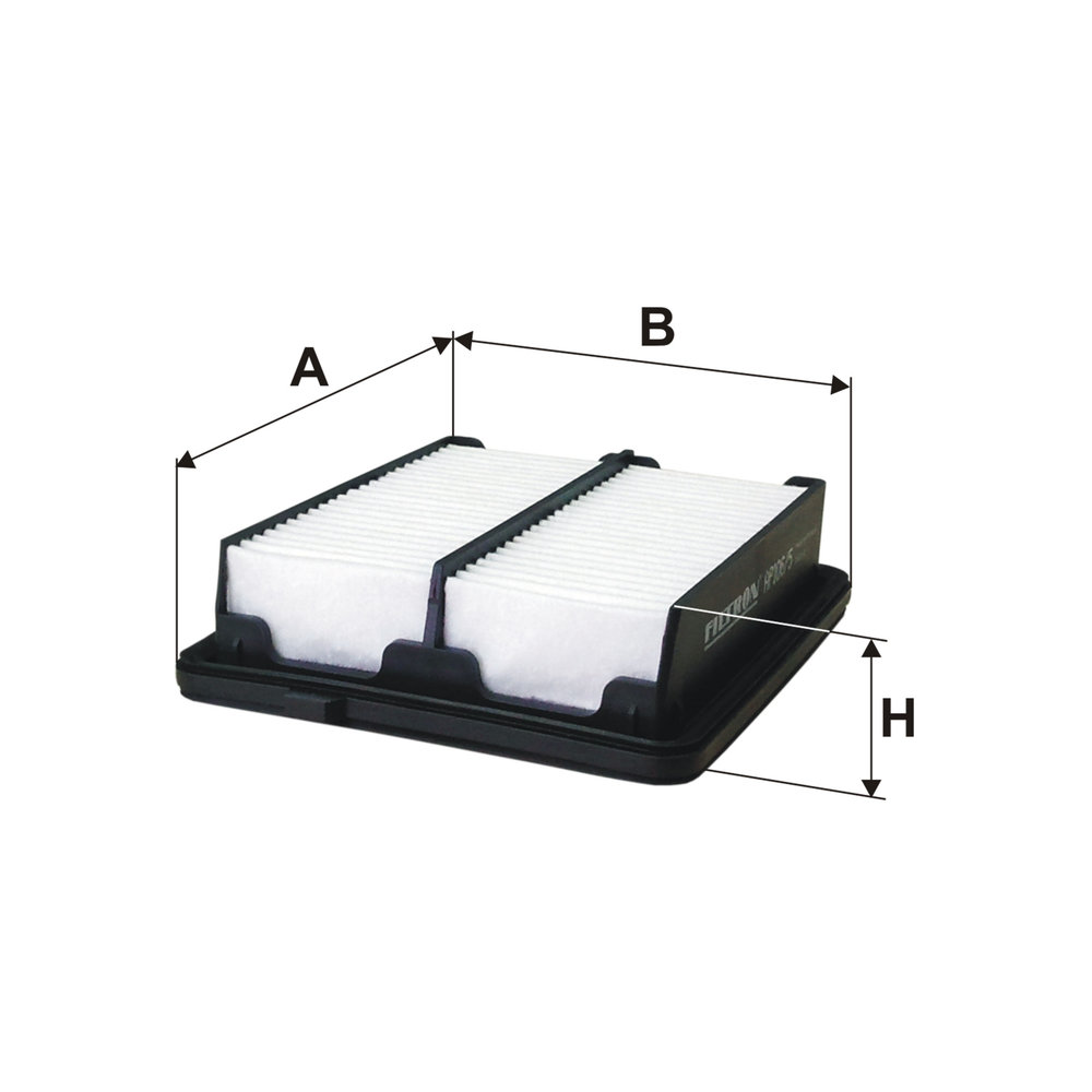 FILTRON Luftfilter ap1065 Filterindsats length_mm_203|Længde [mm]|173 width_mm_206|Bredde [mm]|153 height_mm_209|Højde [mm]|42 42mm for HONDA