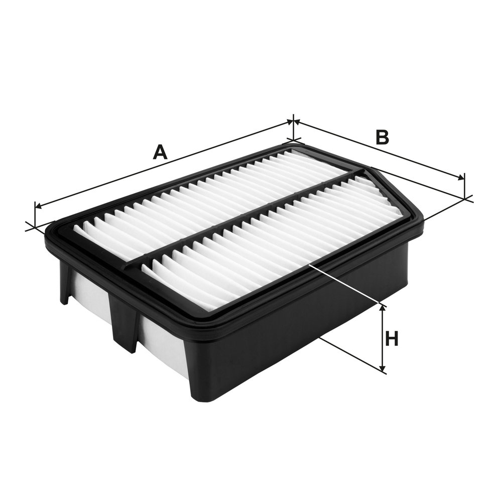 FILTRON Luftfilter ap1078 Filterindsats length_mm_203|Længde [mm]|259 width_mm_206|Bredde [mm]|164 height_mm_209|Højde [mm]|54 54mm for HYUNDAI KIA