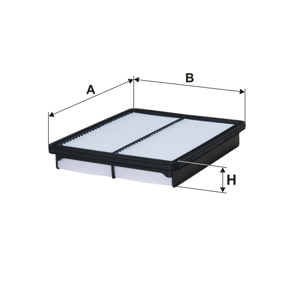 FILTRON Luftfilter ap1079 Filterindsats length_mm_203|Længde [mm]|277 width_mm_206|Bredde [mm]|226 height_mm_209|Højde [mm]|41 41mm for KIA
