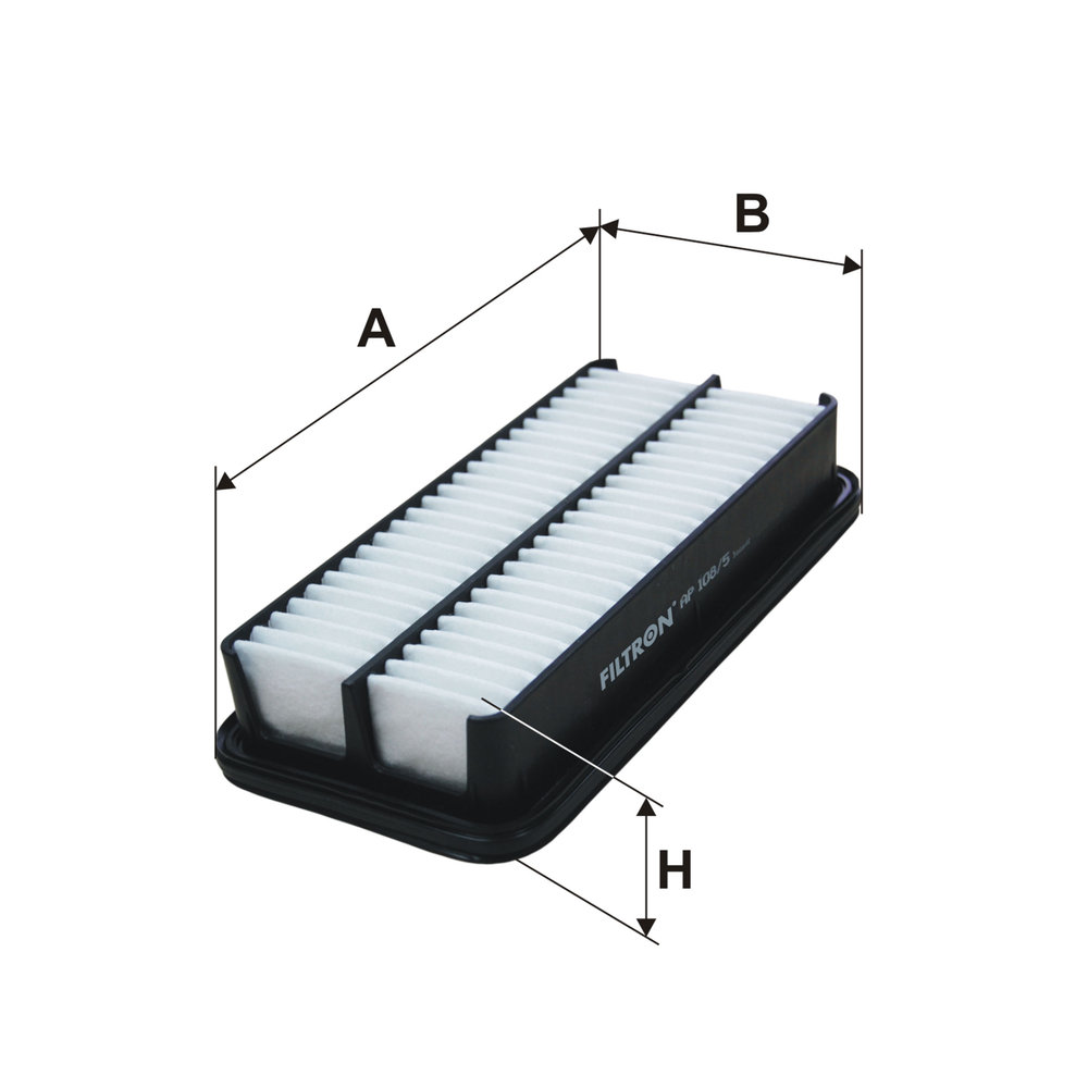 FILTRON Luftfilter ap1085 Filterindsats length_mm_203|Længde [mm]|258 width_mm_206|Bredde [mm]|127 height_mm_209|Højde [mm]|46 46mm for HYUNDAI