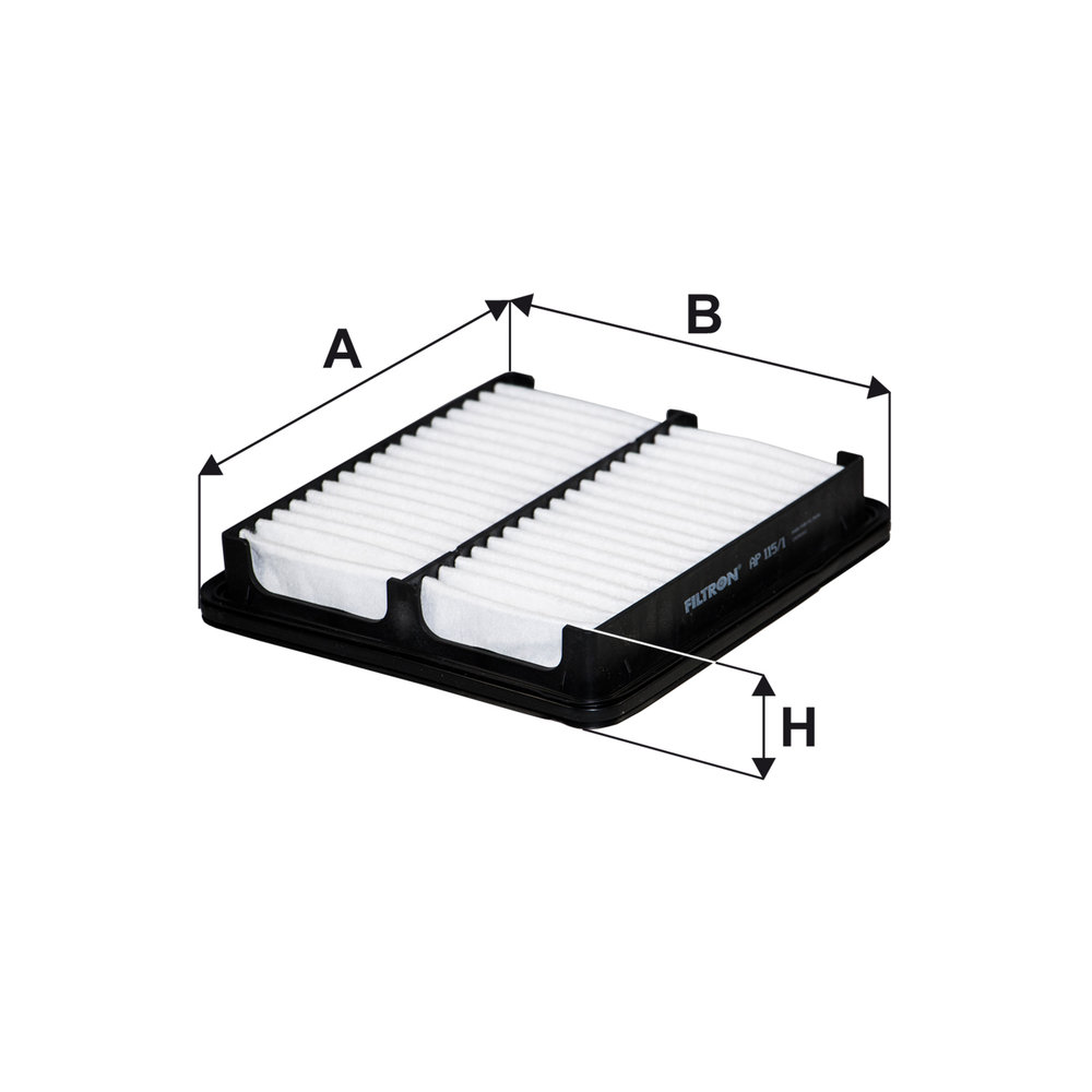 FILTRON Luftfilter ap1151 Filterindsats length_mm_203|Længde [mm]|226 width_mm_206|Bredde [mm]|212 height_mm_209|Højde [mm]|40 40mm for MAZDA