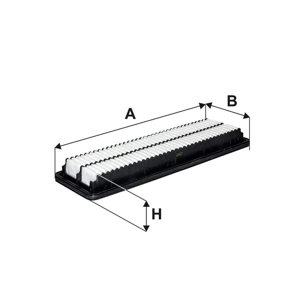 FILTRON Luftfilter ap1221 Filterindsats length_mm_203|Længde [mm]|356 width_mm_206|Bredde [mm]|109 height_mm_209|Højde [mm]|36 36mm for HYUNDAI