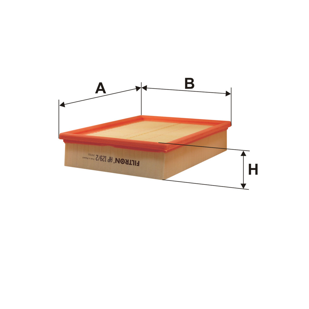 FILTRON Luftfilter ap1292 Filterindsats length_mm_203|Længde [mm]|260 width_mm_206|Bredde [mm]|203 height_mm_209|Højde [mm]|57 57mm for LAND ROVER VA