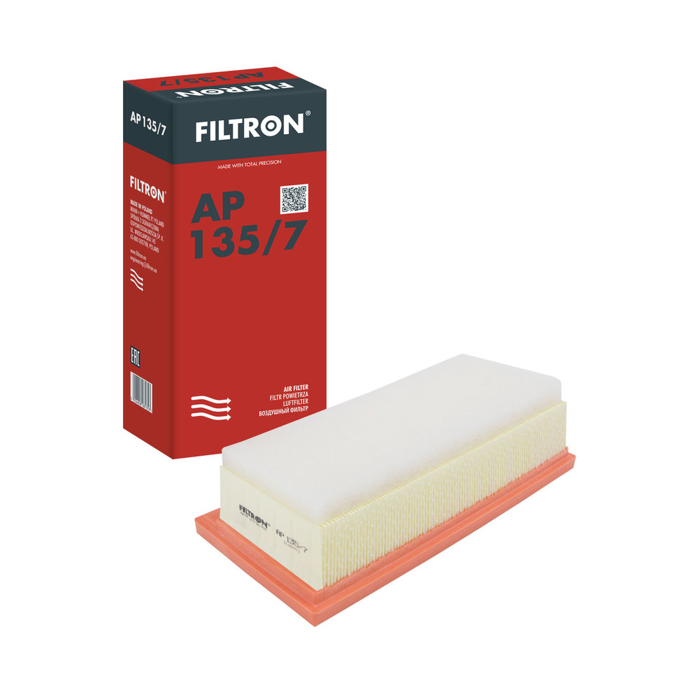 FILTRON Luftfilter ap1357 Filterindsats length_mm_203|Længde [mm]|273 width_mm_206|Bredde [mm]|124 height_mm_209|Højde [mm]|77 77mm for RENAULT NISSA