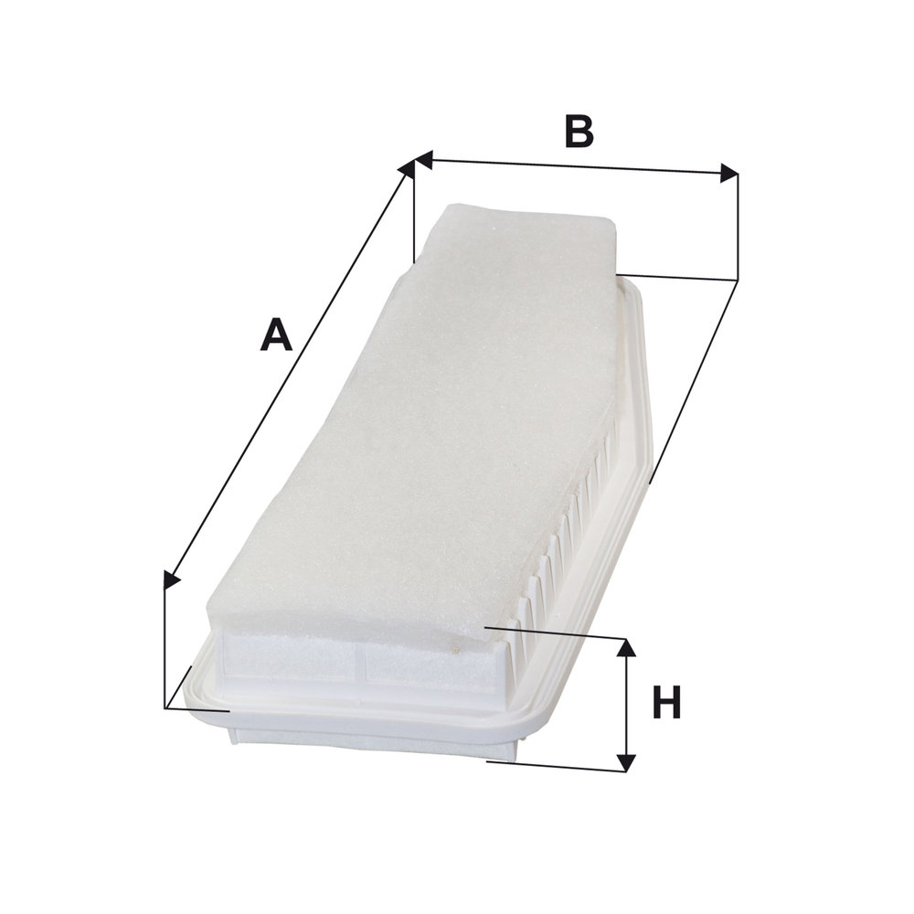 FILTRON Luftfilter ap1425 Filterindsats length_mm_203|Længde [mm]|373 width_mm_206|Bredde [mm]|136 height_mm_209|Højde [mm]|70 70mm for TOYOTA