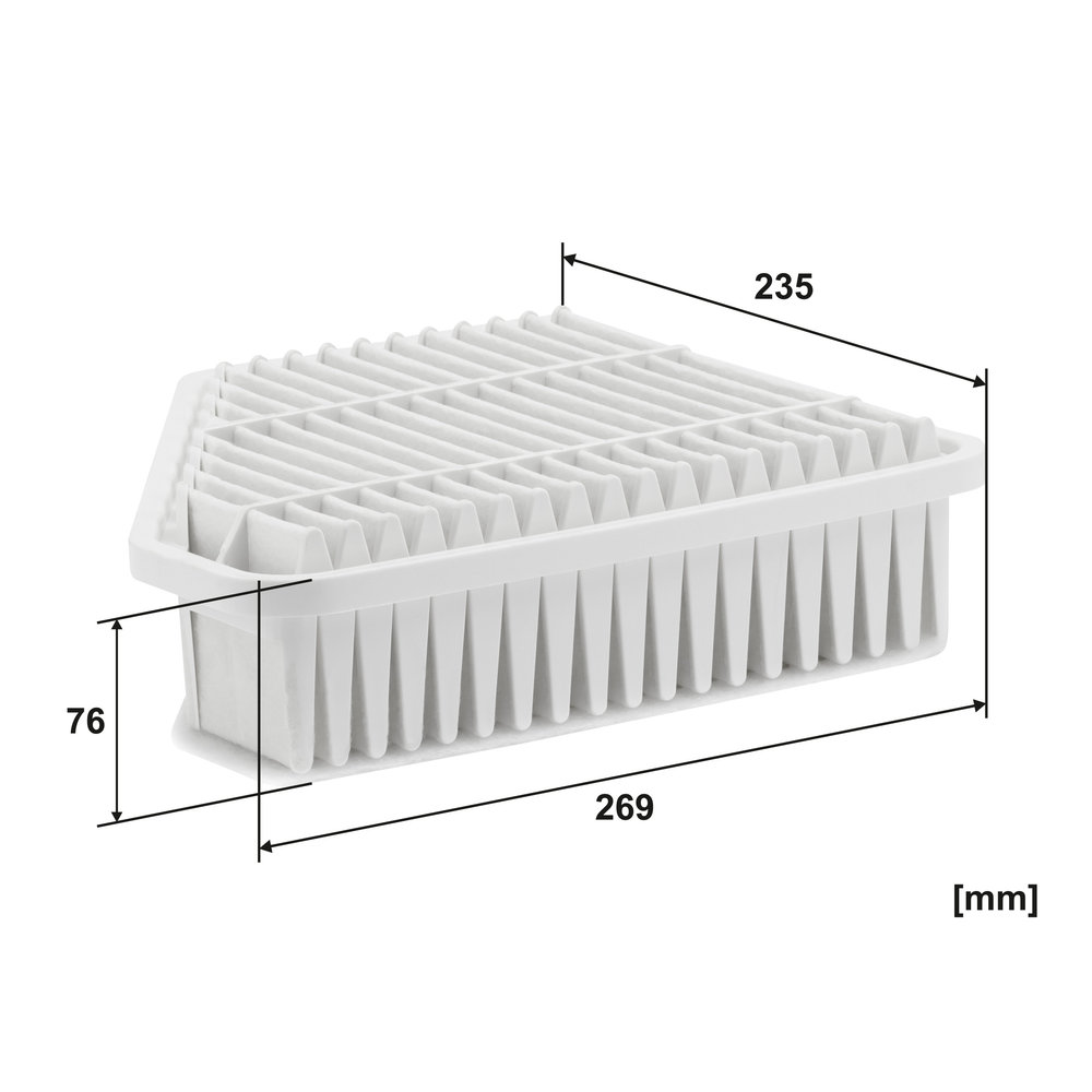FILTRON Luftfilter ap1443 Filterindsats length_mm_203|Længde [mm]|268 width_mm_206|Bredde [mm]|234 height_mm_209|Højde [mm]|70 70mm for TOYOTA