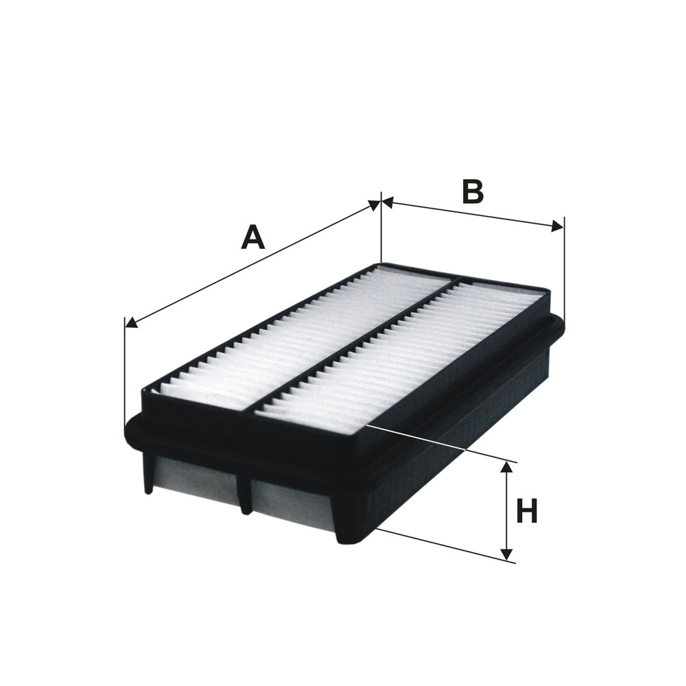 FILTRON Luftfilter ap1461 Filterindsats length_mm_203|Længde [mm]|307 width_mm_206|Bredde [mm]|153 height_mm_209|Højde [mm]|42 42mm for TOYOTA
