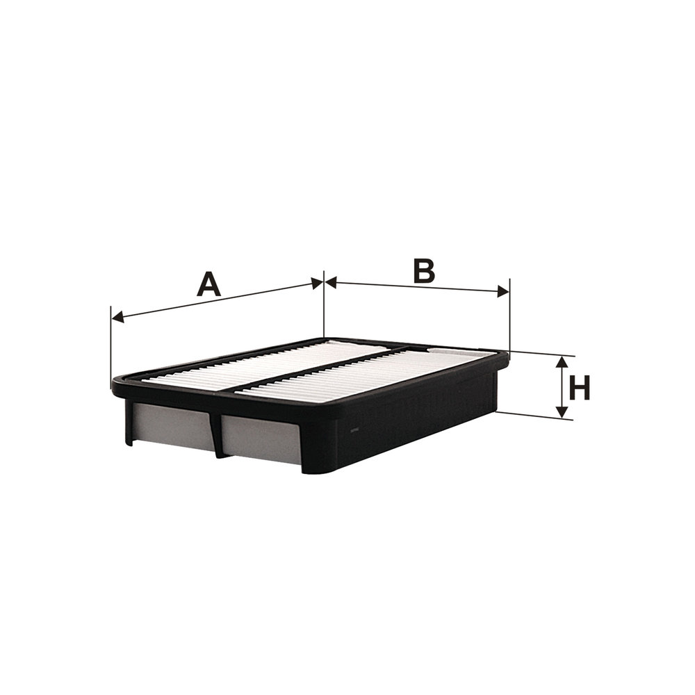 FILTRON Luftfilter ap160 Filterindsats length_mm_203|Længde [mm]|268 width_mm_206|Bredde [mm]|170 height_mm_209|Højde [mm]|43 43mm for TOYOTA MAZDA
