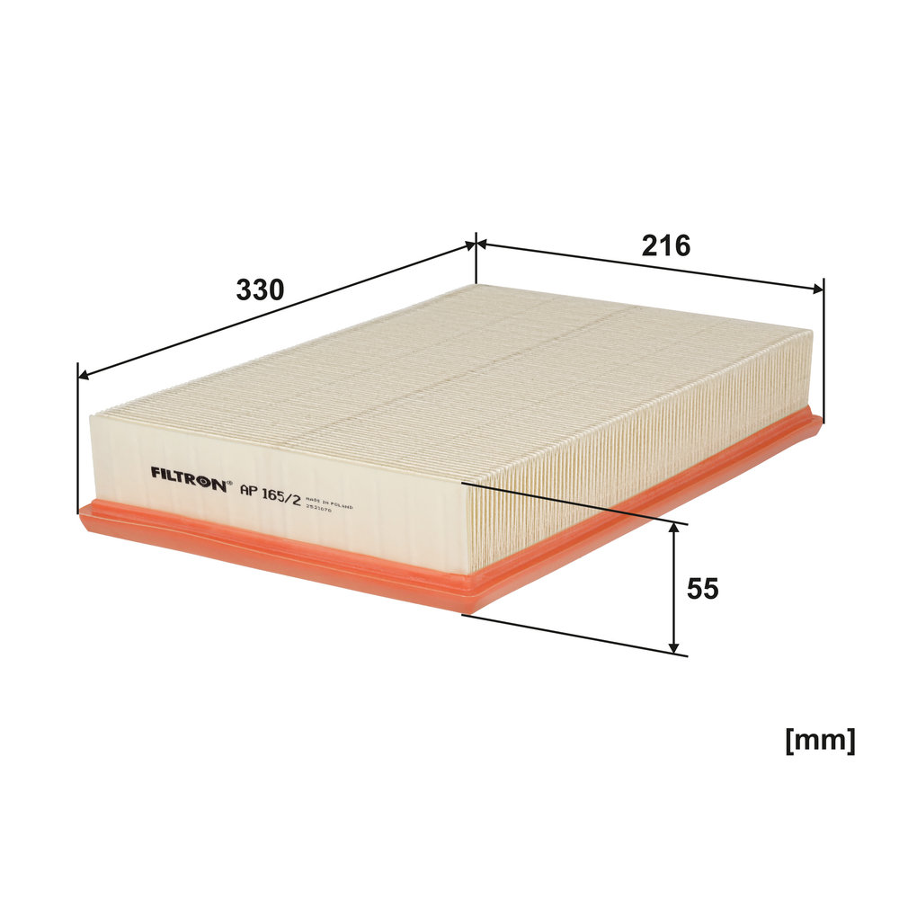 FILTRON Luftfilter ap1652 Filterindsats length_mm_203|Længde [mm]|329 width_mm_206|Bredde [mm]|217 height_mm_209|Højde [mm]|58 58mm for VOLVO