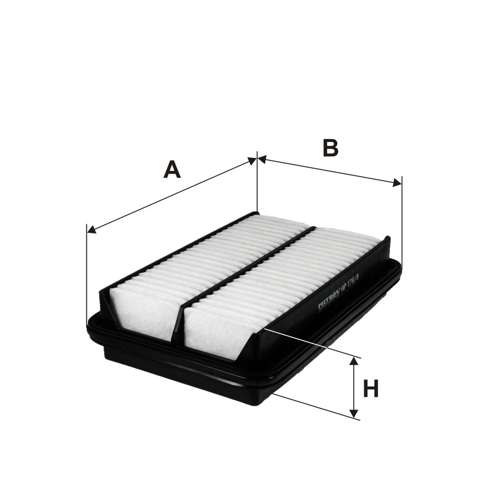 FILTRON Luftfilter ap1768 Filterindsats length_mm_203|Længde [mm]|241 width_mm_206|Bredde [mm]|162 height_mm_209|Højde [mm]|55 55mm for SUZUKI