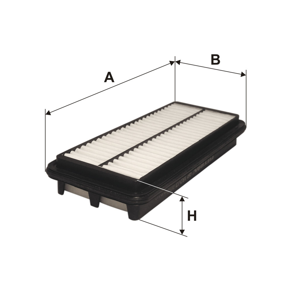 FILTRON Luftfilter ap1827 Filterindsats length_mm_203|Længde [mm]|252 width_mm_206|Bredde [mm]|114 height_mm_209|Højde [mm]|39 39mm for KIA