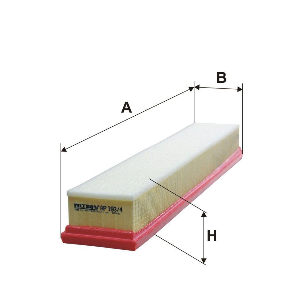 FILTRON Luftfilter ap1934 Filterindsats length_mm_203|Længde [mm]|454 width_mm_206|Bredde [mm]|89 height_mm_209|Højde [mm]|56 56mm for JAGUAR