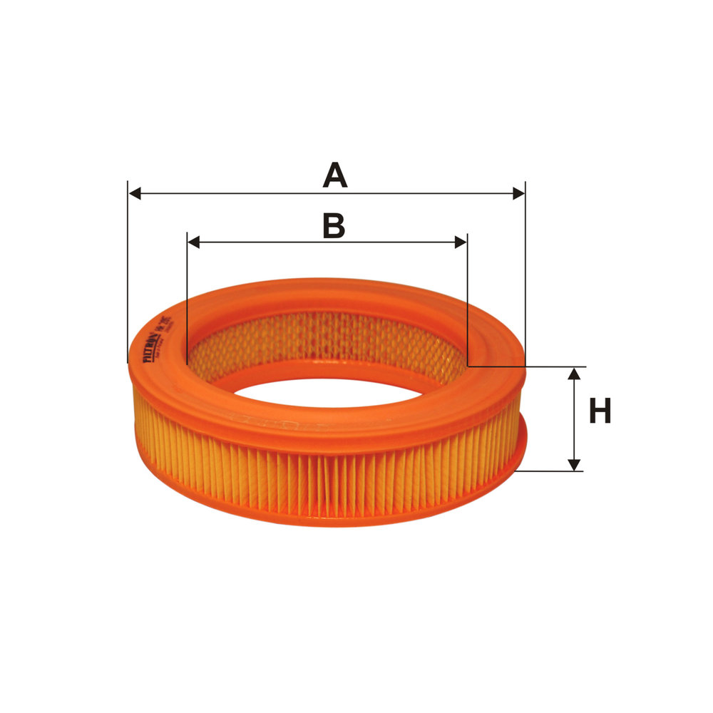 FILTRON Luftfilter ar205 Filterindsats height_mm_209|Højde [mm]|52 inner_diameter_mm_496|Indvendig diameter [mm]|146 outer_diameter_mm_497|Yderdiamete
