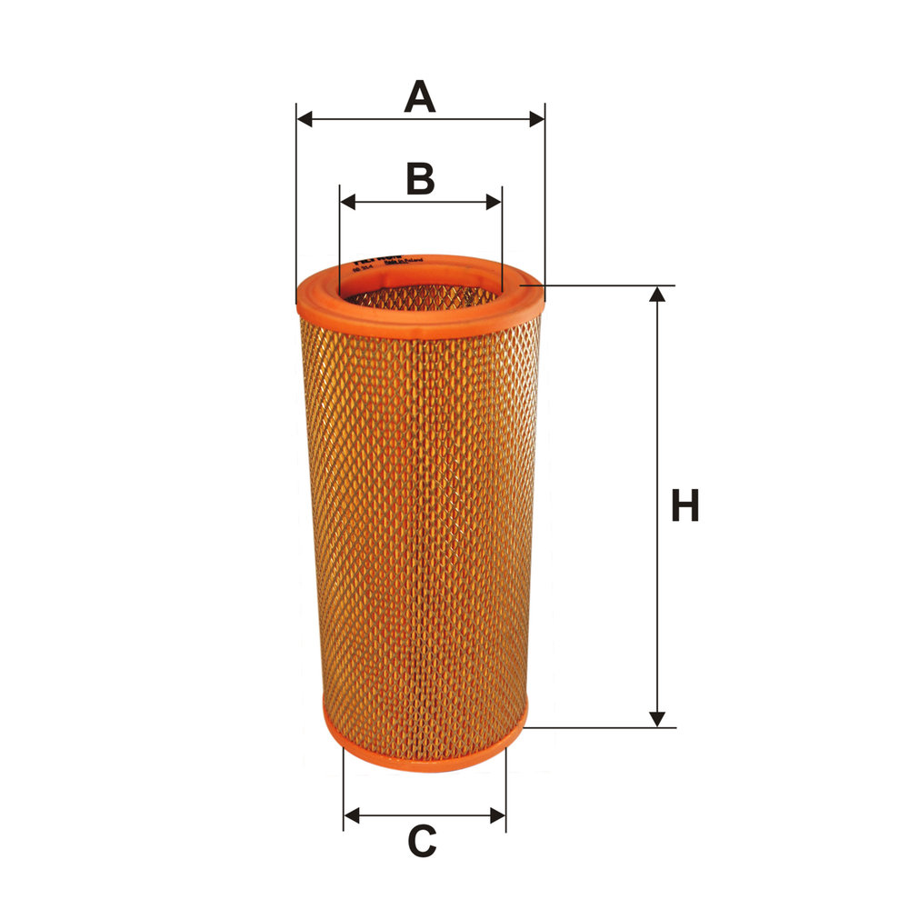 FILTRON Luftfilter ar314 Filterindsats height_mm_209|Højde [mm]|243 outer_diameter_mm_497|Yderdiameter [mm]|113 inner_diameter_1_mm_995|Inder diameter