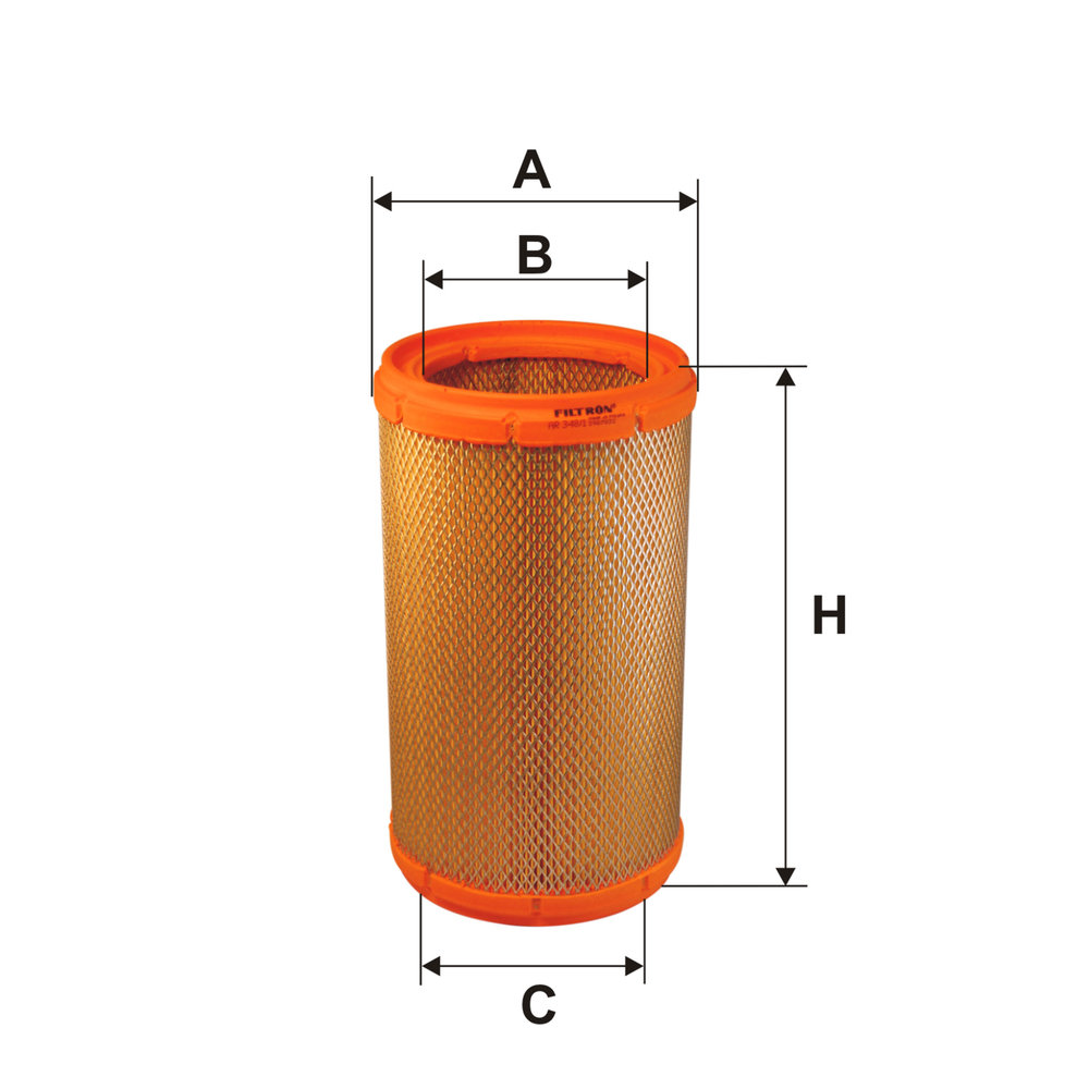 FILTRON Luftfilter ar3481 Filterindsats height_mm_209|Højde [mm]|256 outer_diameter_mm_497|Yderdiameter [mm]|149 inner_diameter_1_mm_995|Inder diamete