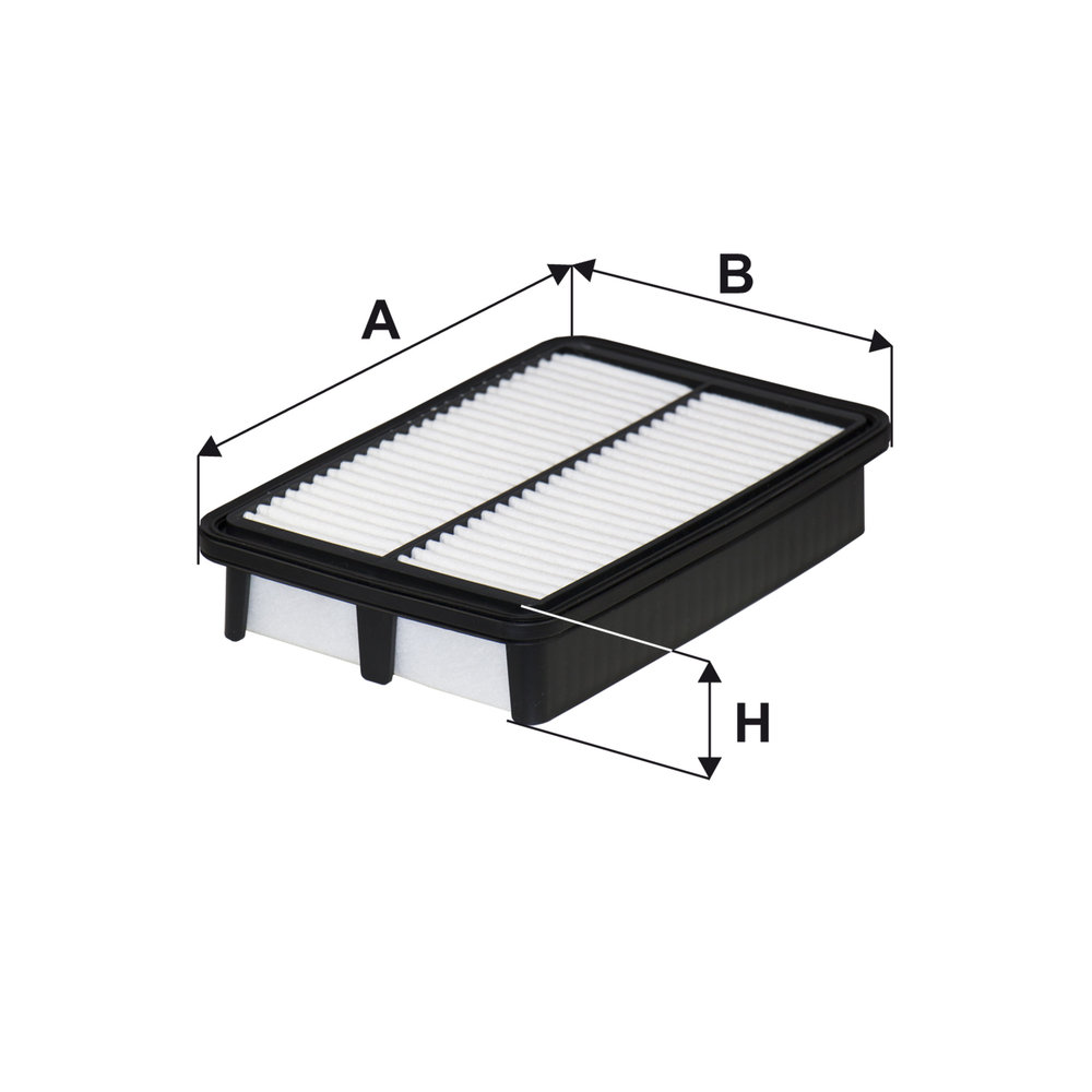 FILTRON Luftfilter ap1976 Filterindsats length_mm_203|Længde [mm]|258 width_mm_206|Bredde [mm]|164 height_mm_209|Højde [mm]|48 48mm for HYUNDAI