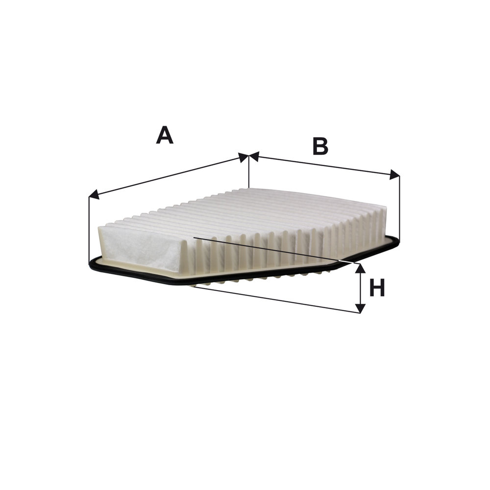 FILTRON Luftfilter ap1444 Filterindsats length_mm_203|Længde [mm]|280 width_mm_206|Bredde [mm]|232 height_mm_209|Højde [mm]|51 51mm for TOYOTA