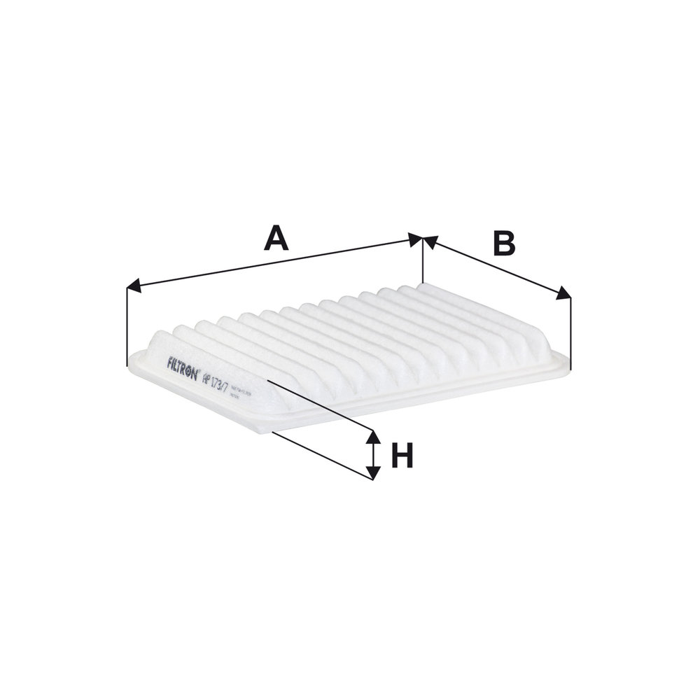 FILTRON Luftfilter ap1737 Filterindsats length_mm_203|Længde [mm]|257 width_mm_206|Bredde [mm]|165 height_mm_209|Højde [mm]|39 39mm for SUZUKI