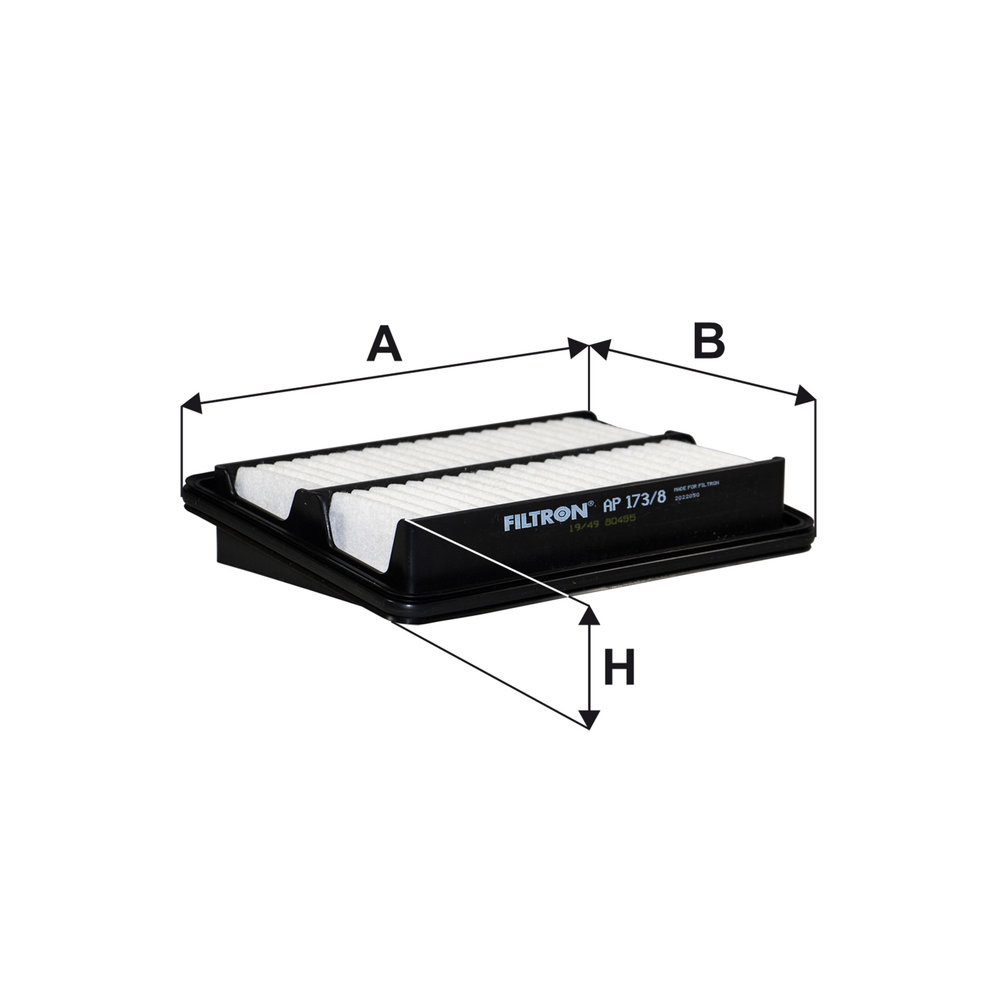 FILTRON Luftfilter ap1738 Filterindsats length_mm_203|Længde [mm]|220 width_mm_206|Bredde [mm]|157 height_mm_209|Højde [mm]|40 40mm for SUZUKI
