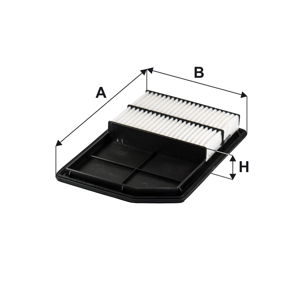FILTRON Luftfilter ap1206 Filterindsats length_mm_203|Længde [mm]|207 width_mm_206|Bredde [mm]|307 height_mm_209|Højde [mm]|42 42mm for MITSUBISHI