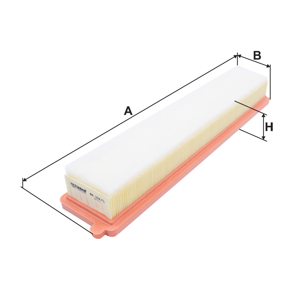 FILTRON Luftfilter ap1195 Filterindsats length_mm_203|Længde [mm]|471 width_mm_206|Bredde [mm]|91 height_mm_209|Højde [mm]|49 49mm for MERCEDES-BENZ