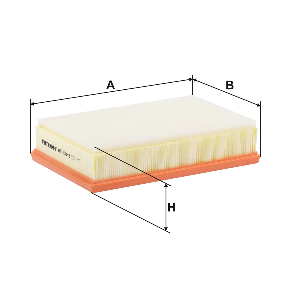 FILTRON Luftfilter ap1803 Filterindsats length_mm_203|Længde [mm]|265 width_mm_206|Bredde [mm]|178 height_mm_209|Højde [mm]|60 60mm for VOLVO