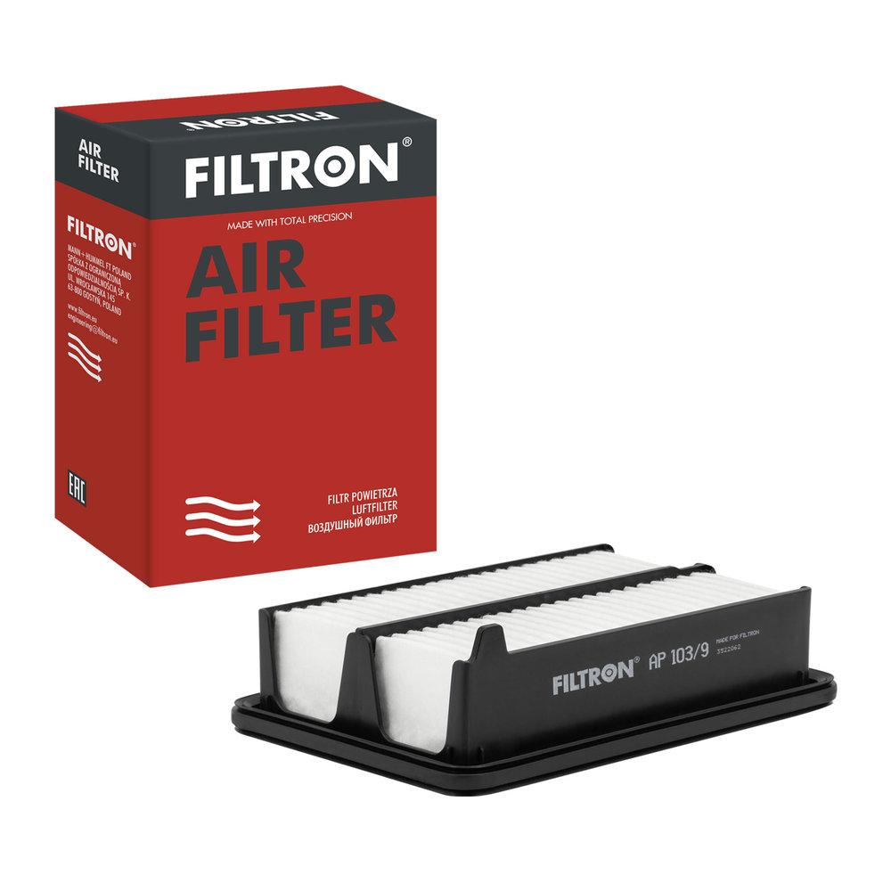 FILTRON Luftfilter ap1039 Filterindsats length_mm_203|Længde [mm]|210 width_mm_206|Bredde [mm]|142 height_mm_209|Højde [mm]|61 61mm for HONDA