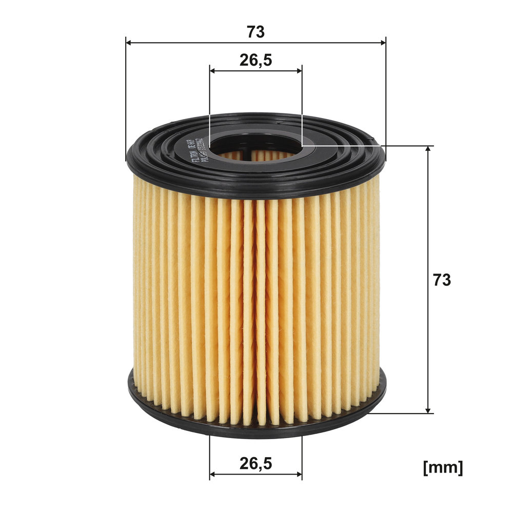 FILTRON Oliefilter oe669 Filterindsats height_mm_209|Højde [mm]|75 outer_diameter_1_mm_978|Yderdiameter 1 [mm]|73 inner_diameter_1_mm_995|Inder diamet