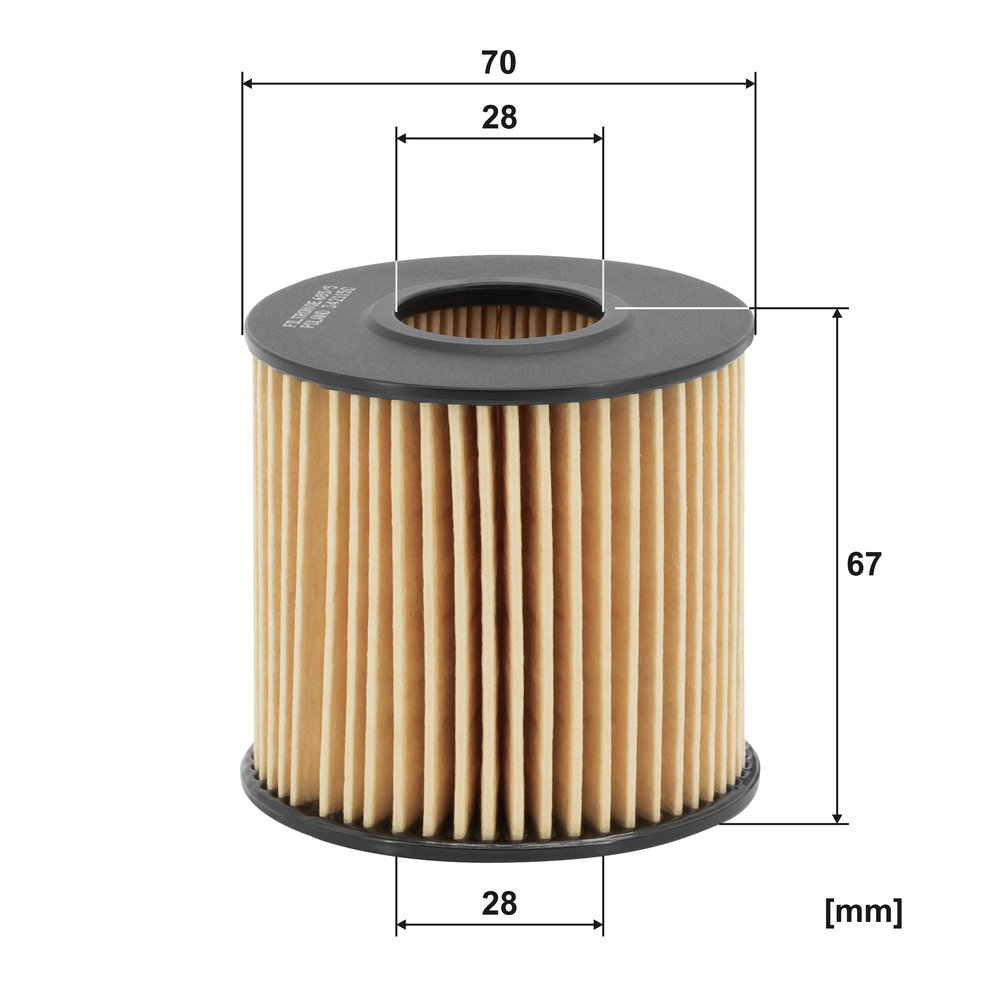 FILTRON Oliefilter oe6855 Filterindsats height_mm_209|Højde [mm]|67 outer_diameter_mm_497|Yderdiameter [mm]|69 inner_diameter_1_mm_995|Inder diameter